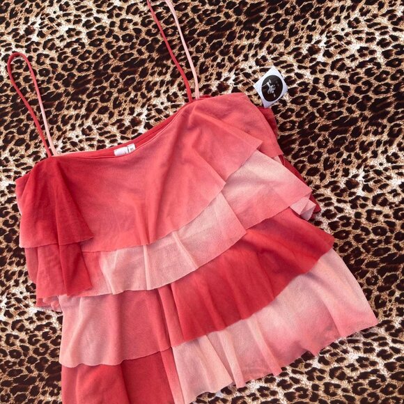 2000s mesh babydoll tank top - Picture 2 of 6